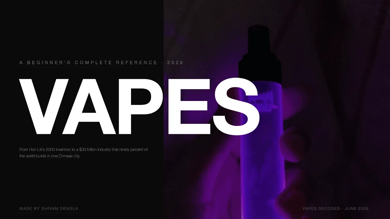 Vapes: a beginner's complete reference — deck cover