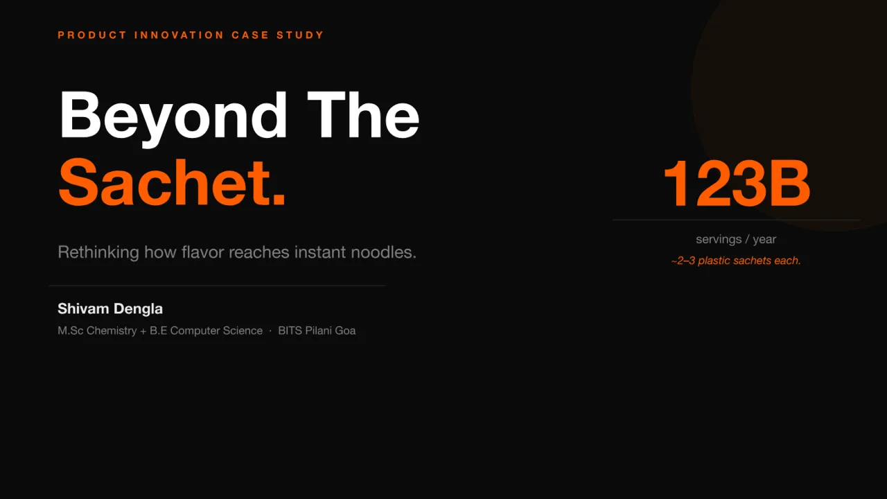 Beyond the Sachet cover: instant noodle flavor innovation study